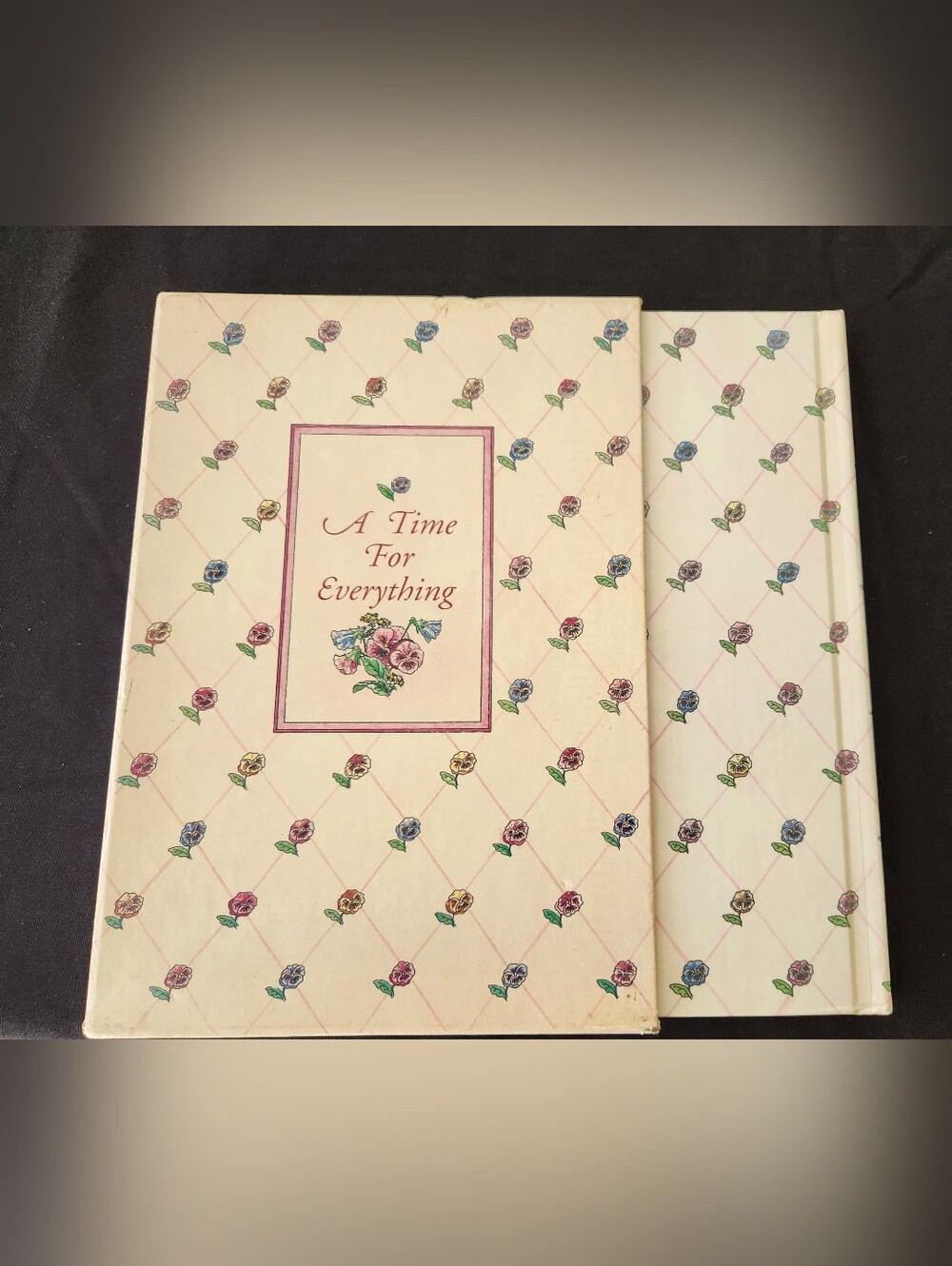 Vintage 1990 Heartland Samplers "A Time For Everything" Gift Journal